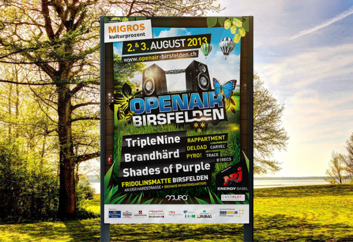 Openair Birsfelden - APG Plakat