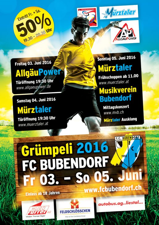FC Bubendorf Gruempeli Flyer A5