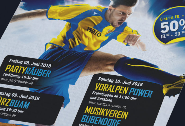 FC Bubendorf Gruempeli 2018 Flyer DIN A5