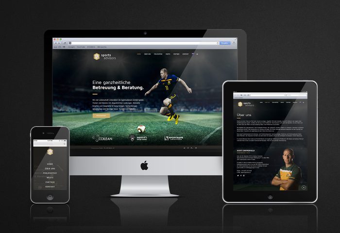 SportsAdvisors GmbH - Responsive Web Design
