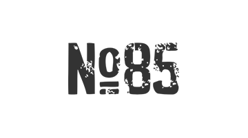 no85 logo grey
