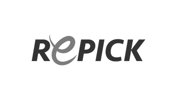 repick logo grey
