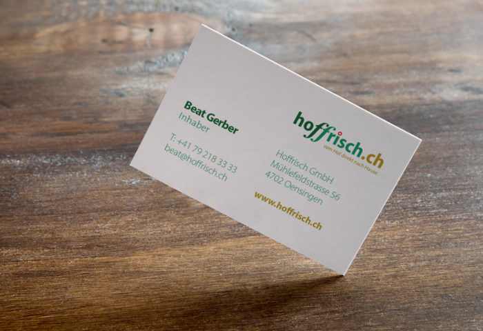 Hoffrisch - Logo- & Signetentwicklung