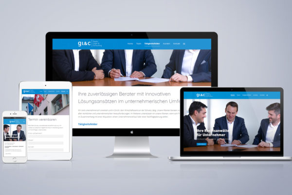 GLC Gayler Legal & Consulting - Responsive Web Design