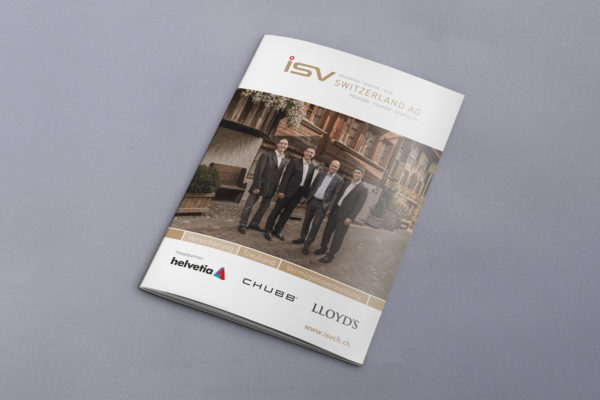 ISV Switzerland AG – Broschüre 4seitig