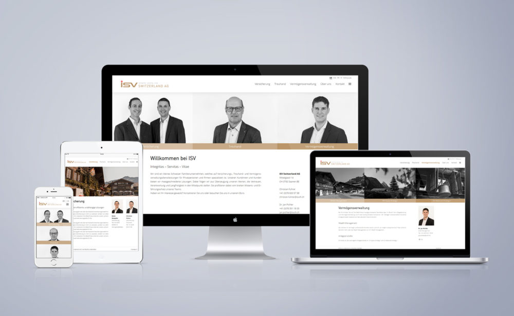 ISV Switzerland AG – Responsive Web Design