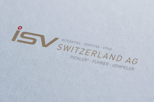 ISV Switzerland AG – Logo- & Signetentwicklung