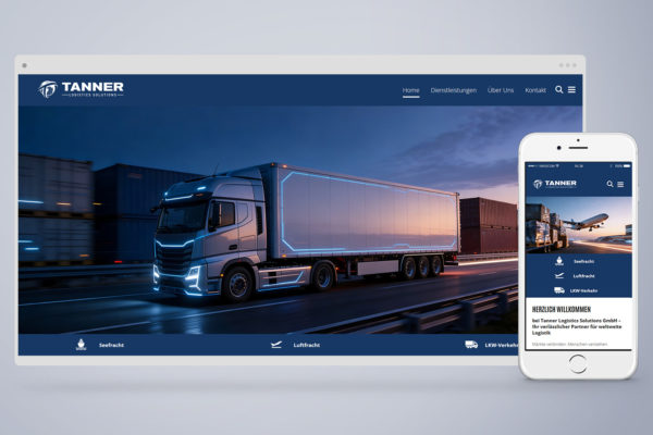 Tanner Logistics Solutions GmbH – Responsive Webdesign Tanner Logistics Solutions GmbH – Responsive Webdesign
