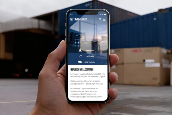 Tanner Logistics Solutions GmbH – Responsive Webdesign Tanner Logistics Solutions GmbH – Responsive Webdesign